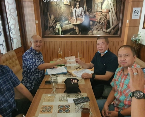 Penanda tanganan perjanjian jual beli dgn developer perumahan Gran Melia