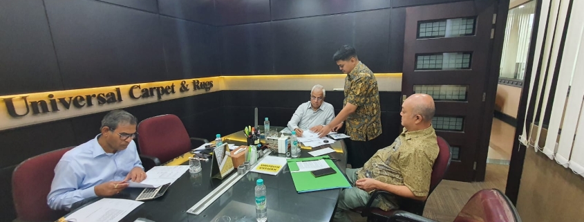 universal carpet rugs signing